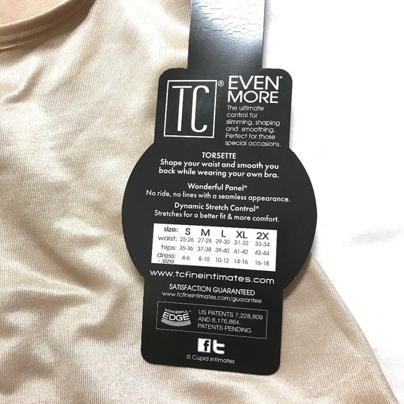 TC Fine Even More Nude Super Firm Control Torsette - Picture 7 of 14